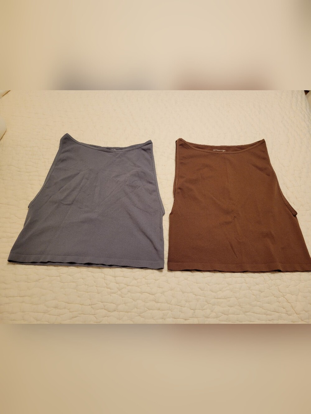 Women’s Intimately Free People Crop Tanks in Gray and Brown Size L/XL